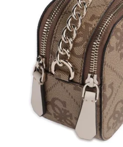 Noelle 4G Logo Umhängetasche Lederimitat hellbraun