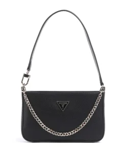 Noelle Mini Schultertasche Lederimitat schwarz