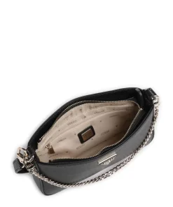 Noelle Mini Schultertasche Lederimitat schwarz