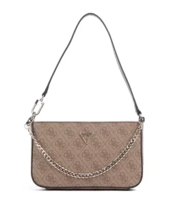 Noelle Mini Schultertasche Lederimitat hellbraun