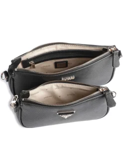 Noelle Schultertasche Lederimitat schwarz