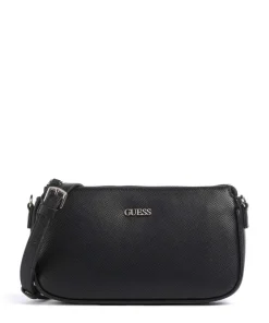 Noelle Schultertasche Lederimitat schwarz