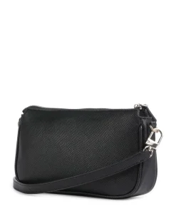 Noelle Schultertasche Lederimitat schwarz