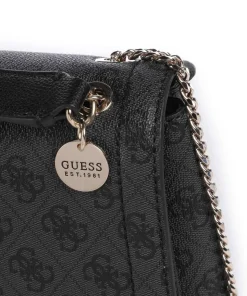 Noelle Schultertasche Lederimitat dunkelgrau