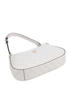 Noelle Schultertasche Lederimitat weiß