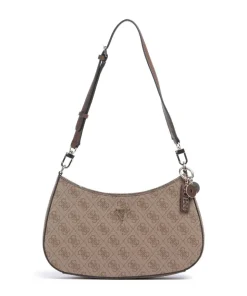 Noelle Schultertasche Lederimitat hellbraun