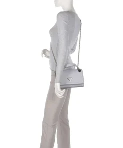 Noelle Schultertasche Lederimitat grau