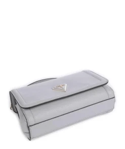 Noelle Schultertasche Lederimitat grau