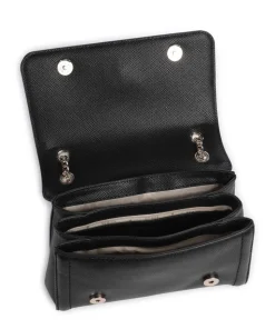 Noelle Schultertasche Lederimitat schwarz