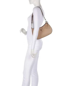 Noelle Schultertasche Lederimitat beige