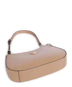 Noelle Schultertasche Lederimitat beige