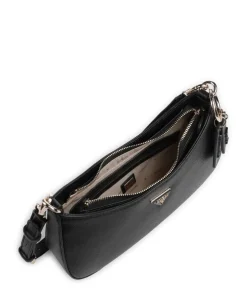 Noelle Schultertasche Lederimitat schwarz