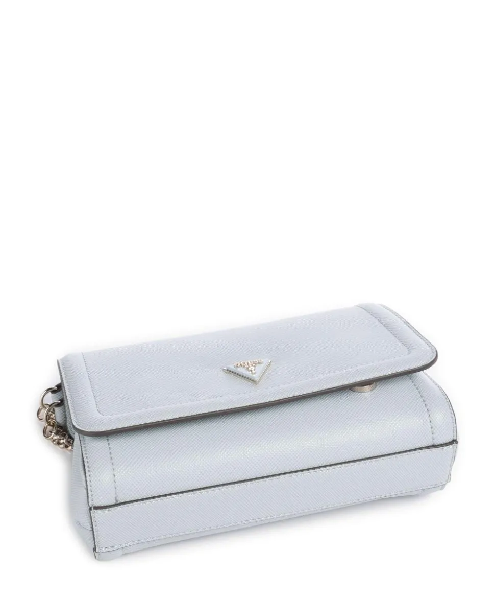 Noelle Schultertasche Lederimitat hellblau