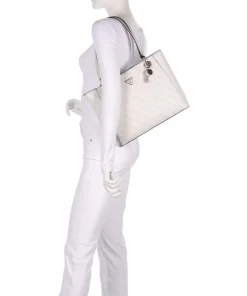 Noelle Shopper Lederimitat weiß