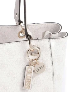 Noelle Shopper Lederimitat weiß