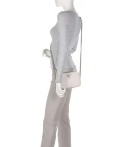 Noelle Umhängetasche Lederimitat elfenbein