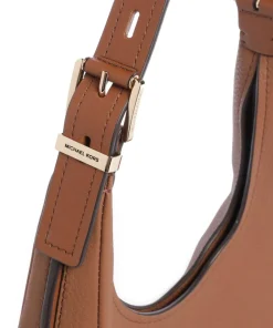 Nolita Beuteltasche genarbtes Rindsleder braun