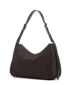 Nolita Medium Beuteltasche Nubuk Rindsleder dunkelbraun