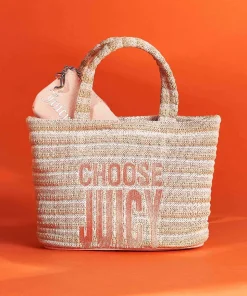 Nora Straw S Handtasche Kunststoff beige