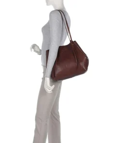 Nordic Simplicity Shopper genarbtes Leder braun