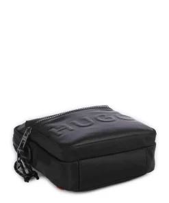 Nosh Umhängetasche recyceltes Polyester schwarz