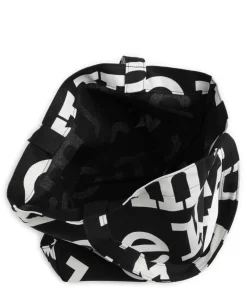 Notko Shopper Canvas schwarz/weiß