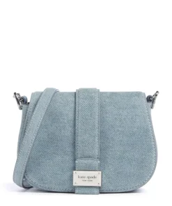 Nouveau Mini Umhängetasche aufgerautes Rindsleder blau