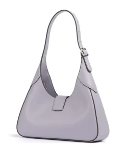 Nouveau Schultertasche fein genarbtes Rindsleder lavendel