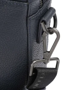 Novara Aktentasche 15″ genarbtes Rindsleder navy