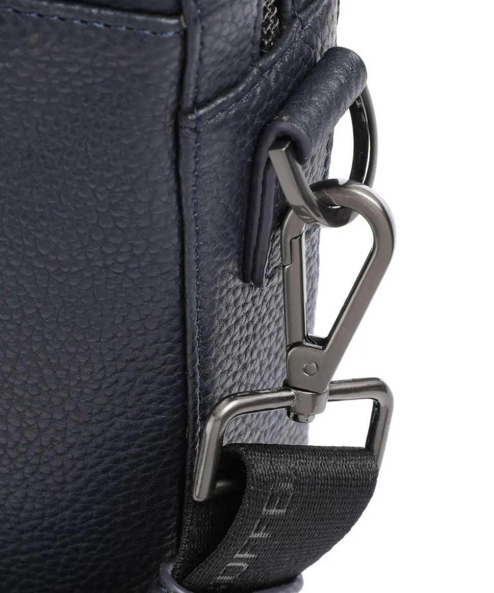 Novara Aktentasche 15″ genarbtes Rindsleder navy