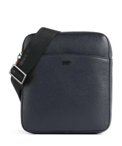 Novara Umhängetasche genarbtes Rindsleder navy