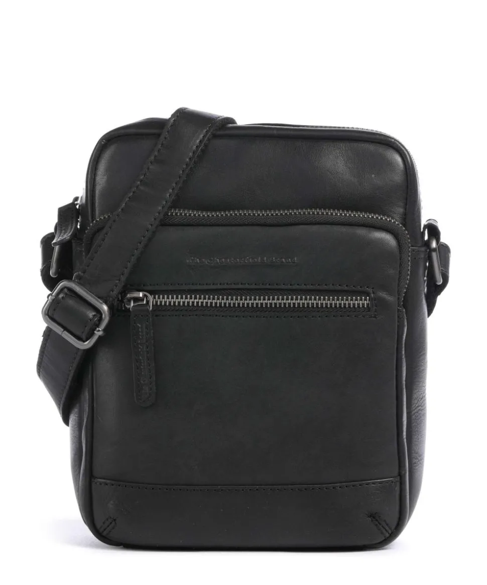 Novum Amantea Umhängetasche fein genarbtes Rindsleder schwarz