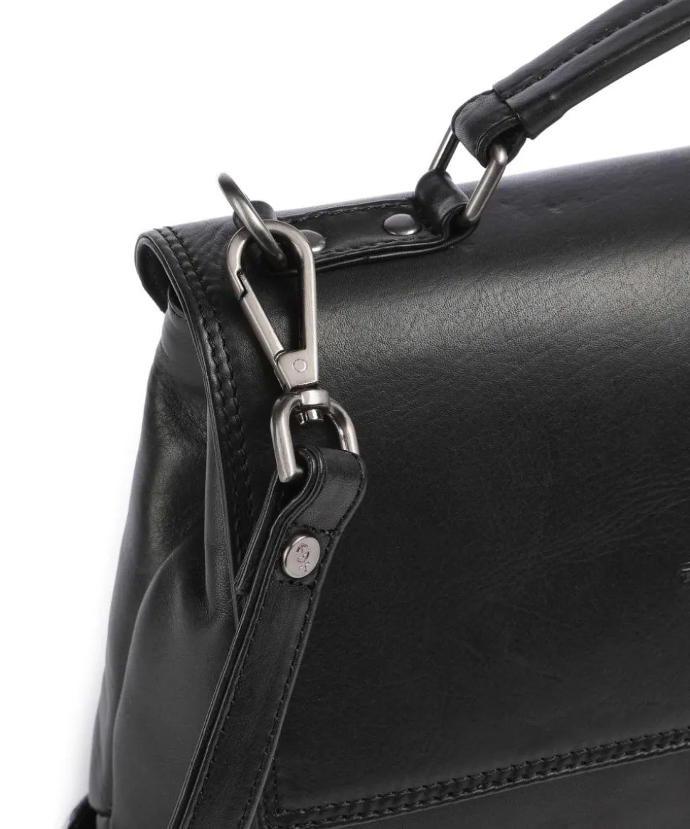 Novum Renata Umhängetasche Rindsleder schwarz