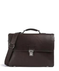 Novum Salvatore Aktentasche 17″ Rindsleder dunkelbraun