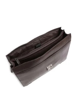 Novum Salvatore Aktentasche 17″ Rindsleder dunkelbraun