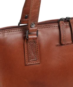 Novum Selvino Schultertasche Rindsleder cognac