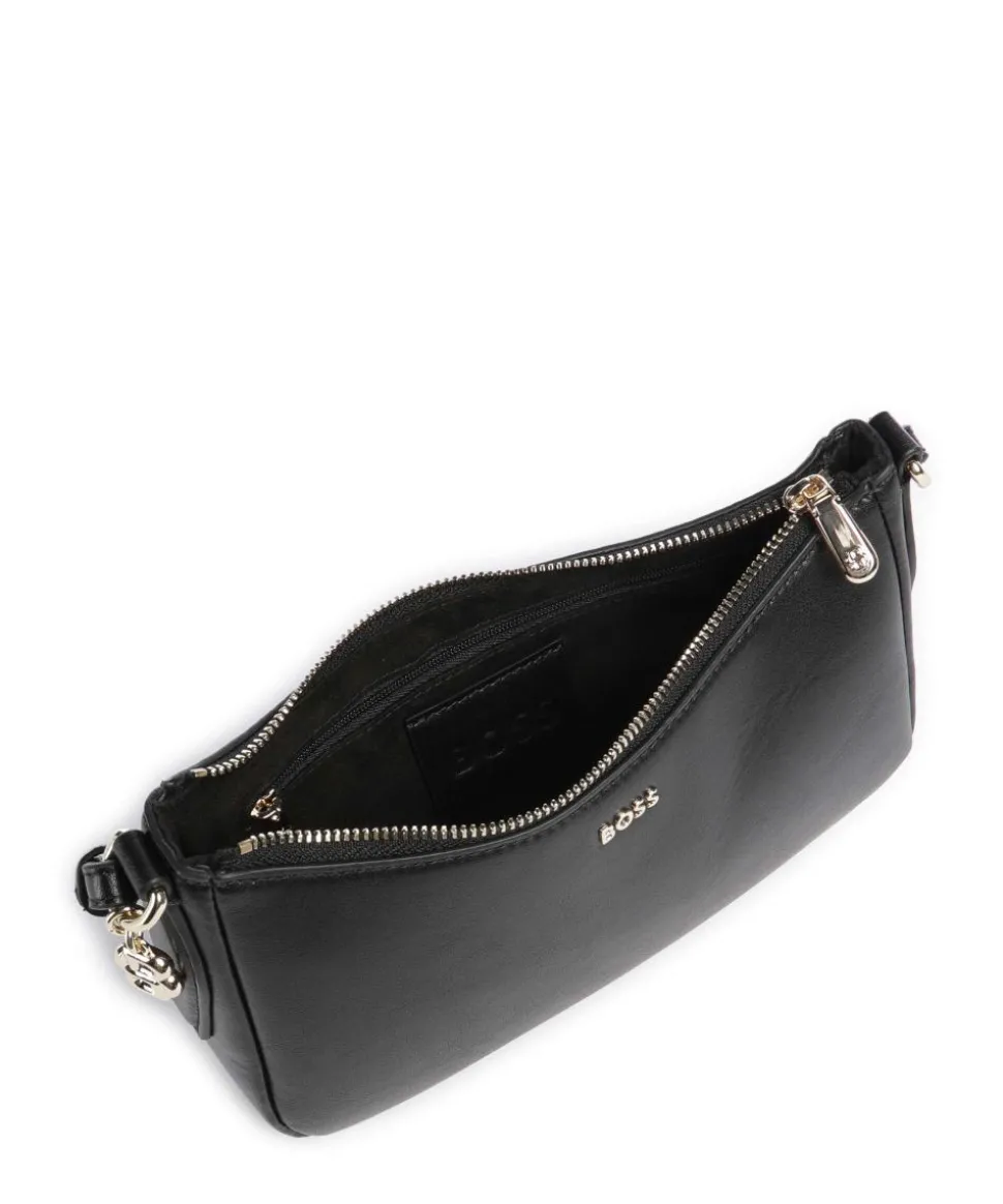 Numah Umhängetasche Lederfaserstoff schwarz