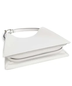 Nuvola L Beuteltasche fein genarbtes Leder elfenbein