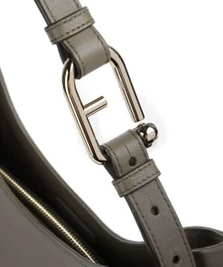 Nuvola L Beuteltasche fein genarbtes Leder khaki