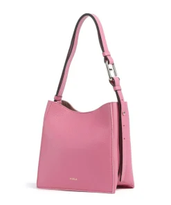 Nuvola Mini Beuteltasche genarbtes Kalbsleder rosa