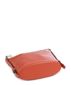 Nuvola Mini Handtasche fein genarbtes Leder orange