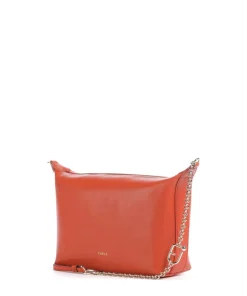 Nuvola Mini Umhängetasche Nappaleder orange