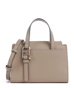 Nuvola S Handtasche fein genarbtes Leder taupe