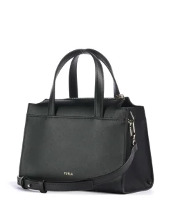 Nuvola S Handtasche fein genarbtes Leder schwarz