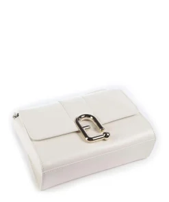 Nuvola S Umhängetasche fein genarbtes Leder elfenbein