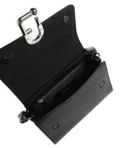 Nuvola S Umhängetasche fein genarbtes Leder schwarz