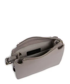 Nuvola S Umhängetasche genarbtes Leder taupe
