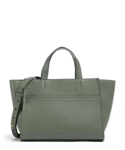 Oak Street Handtasche genarbtes Rindsleder khaki