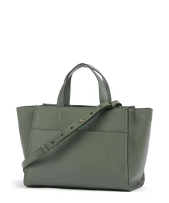 Oak Street Handtasche genarbtes Rindsleder khaki
