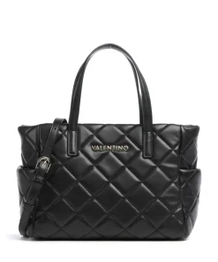 Ocarina Handtasche Lederimitat schwarz